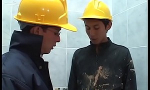 Lusty construction dynamic twinks fool almost anal drilling